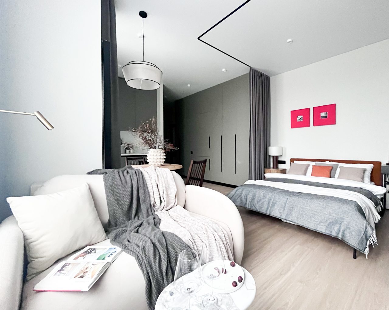 Апартаменты (Премиум-студия №31), Апартаменты Добрые квартиры в ЖК Пушкин