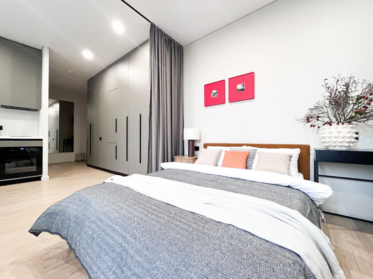 Апартаменты (Премиум-студия №31), Апартаменты Добрые квартиры в ЖК Пушкин