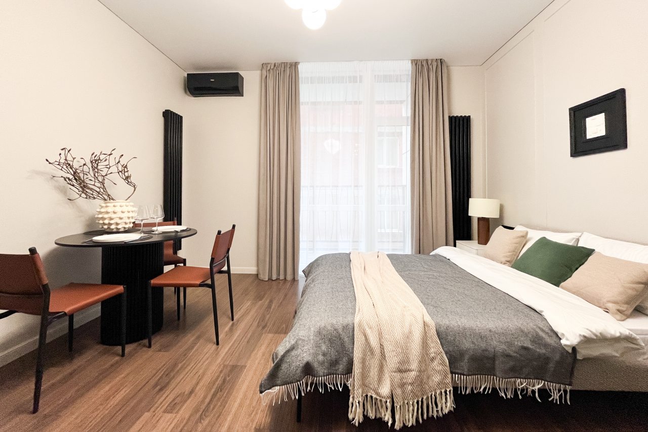 Апартаменты (Премиум-студия №71), Апартаменты Добрые квартиры в ЖК Пушкин