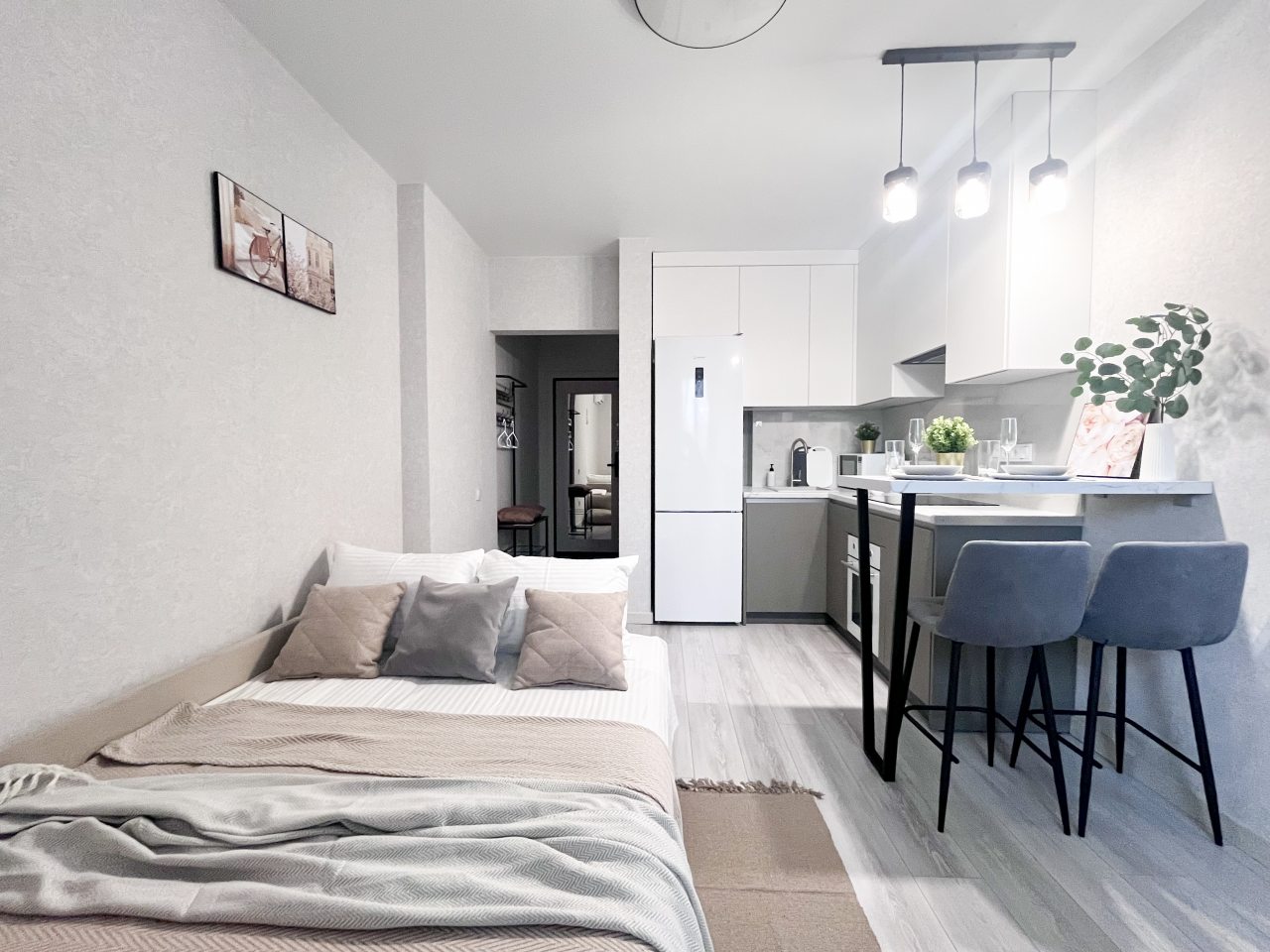 Апартаменты (Студия №101-1), Апартаменты Добрые квартиры Батайск