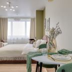 Апартаменты (Студия ЯК - 254 зеленая  3м), Апартаменты Happy People на Октябрьском бульваре