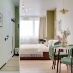 Апартаменты (Студия ЯК - 254 зеленая  3м), Апартаменты Happy People на Октябрьском бульваре