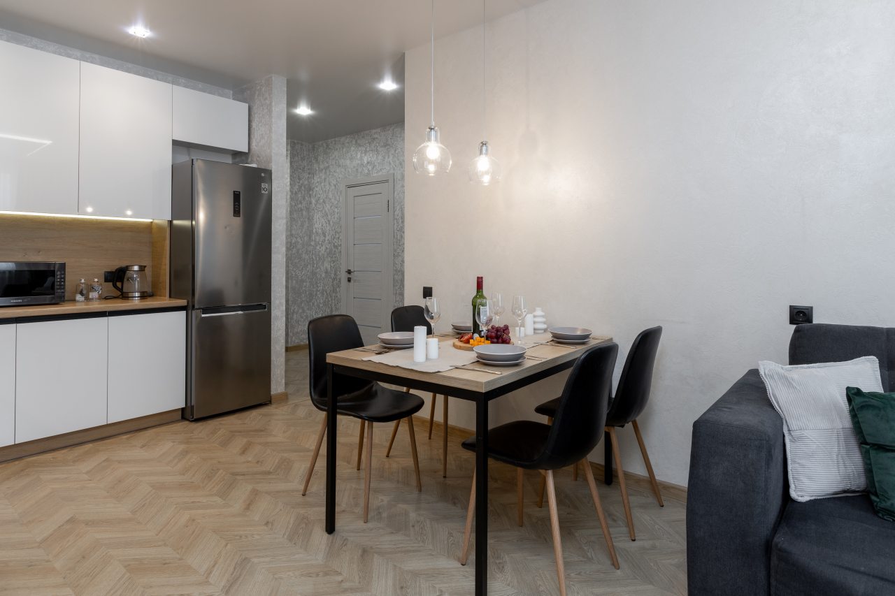 Апартаменты (Современная квартира 2-х комнатная  48 м², от 1 до 4 гостей), Апартаменты Уютные рядом с ТЦ Dana Mall