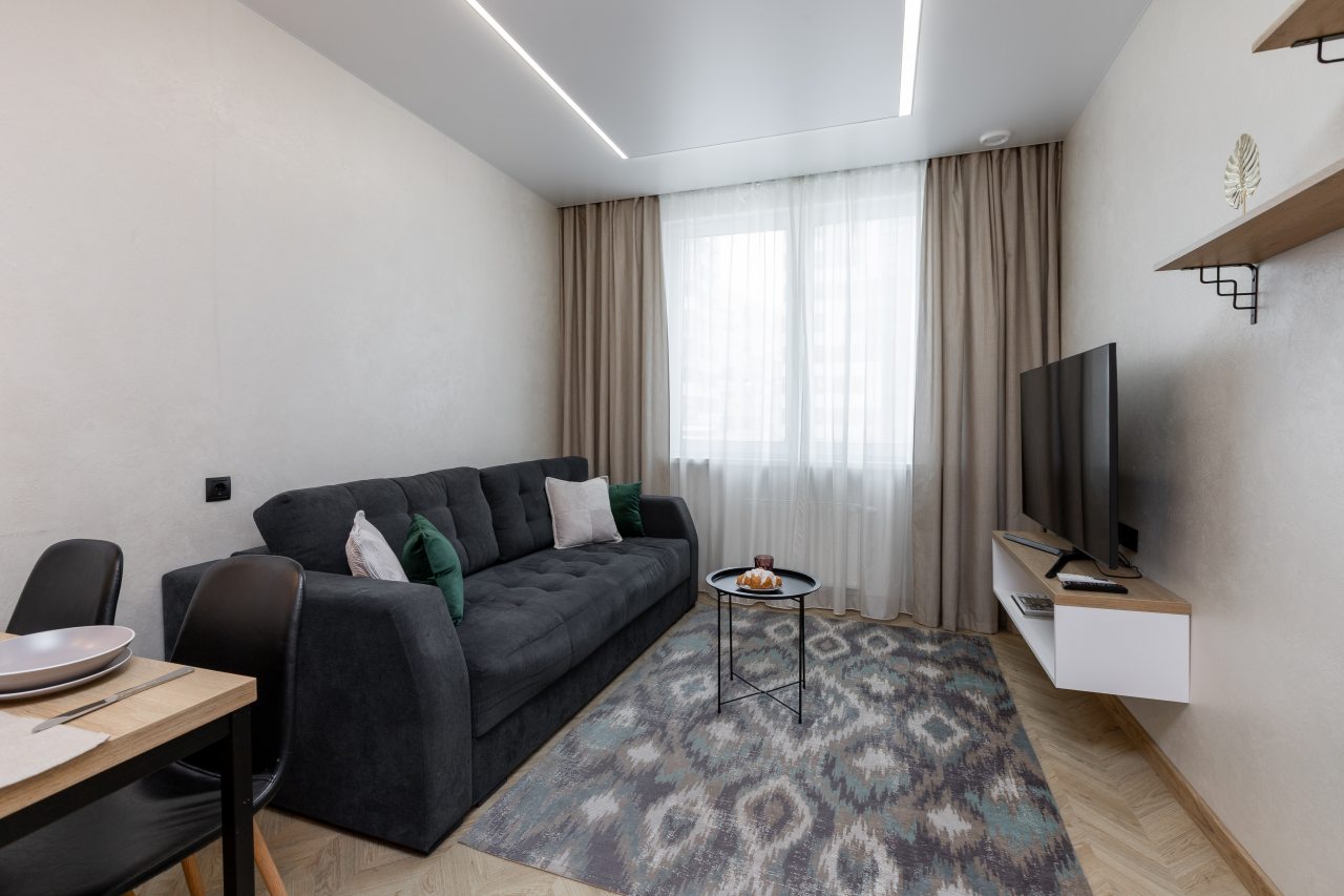 Апартаменты (Современная квартира 2-х комнатная  48 м², от 1 до 4 гостей), Апартаменты Уютные рядом с ТЦ Dana Mall