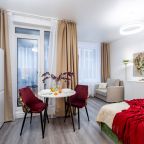 Квартира (АРТиШОК), Апартаменты Атмосферная студия АРТиШОК