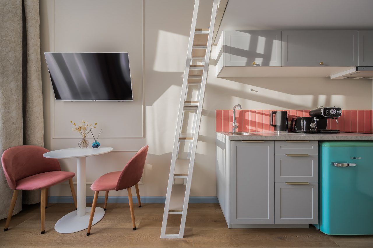 Студио (В центре для троих), Апартаменты Obertonapart