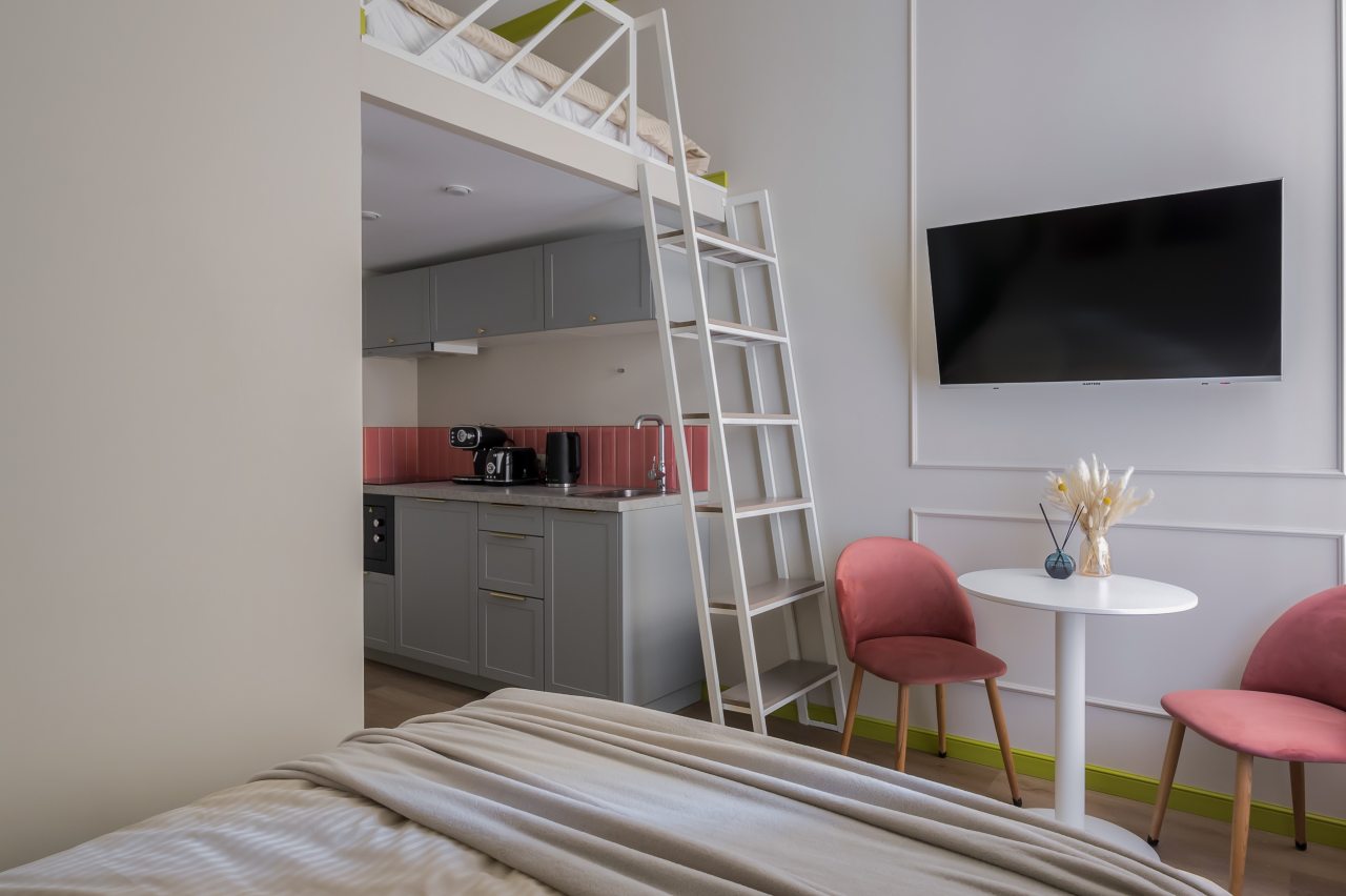 Студио (Уютные апартаменты для троих), Апартаменты Obertonapart