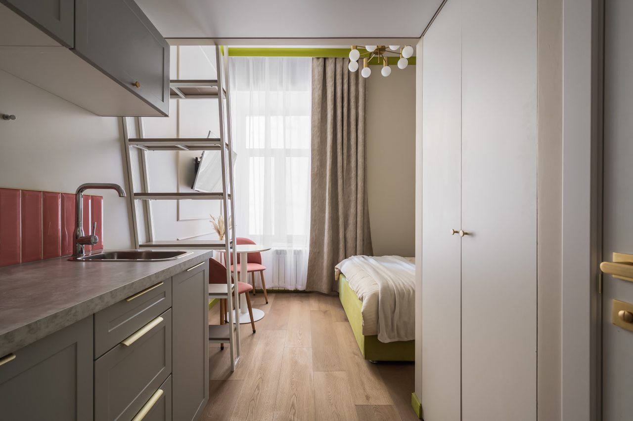 Студио (Уютные апартаменты для троих), Апартаменты Obertonapart