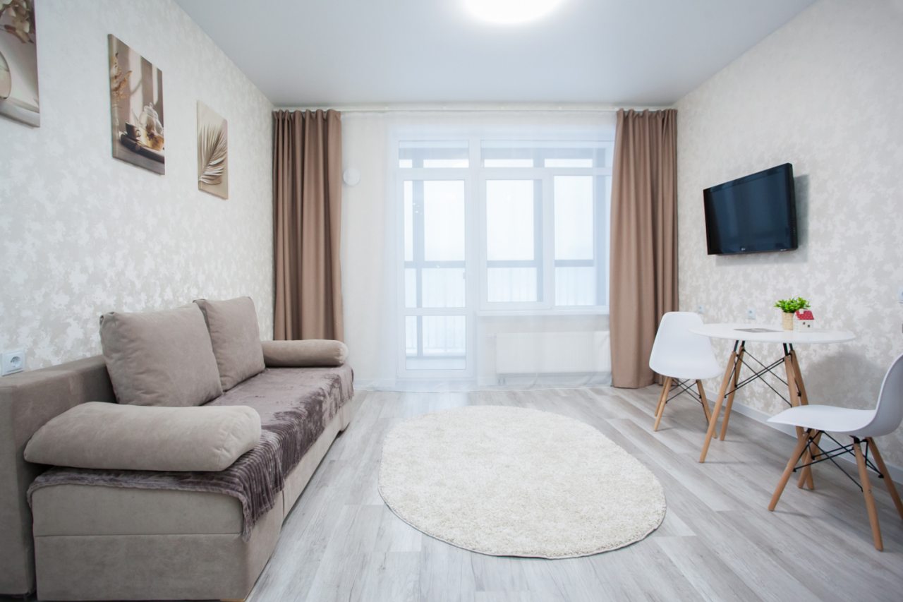 Апартаменты Уютная студия с современным ремонтом, Новосибирск