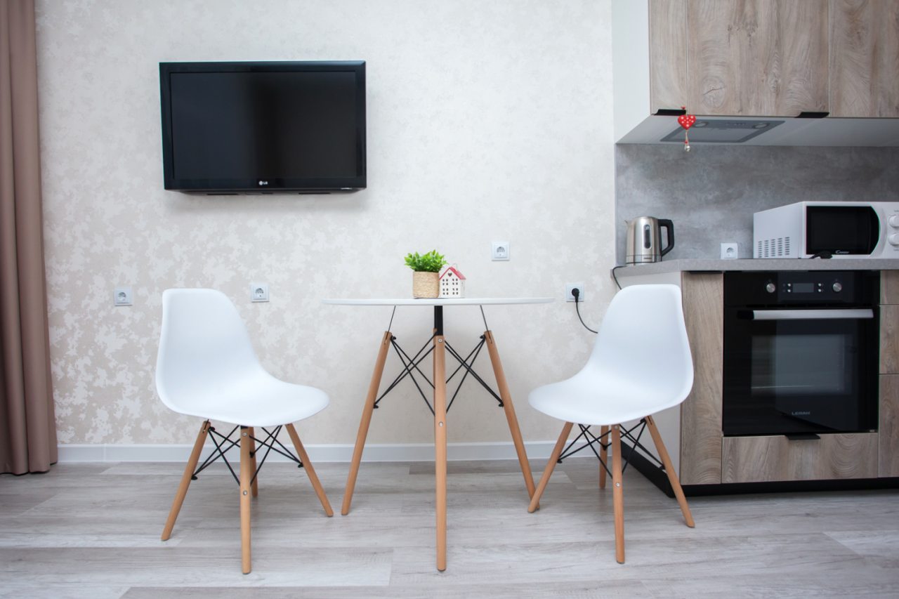 Квартира (Однокомнатная квартира-студия с современным ремонтом), Апартаменты Уютная студия с современным ремонтом