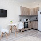 Возможность самостоятельного приготовления пищи, Апартаменты Уютная студия с современным ремонтом