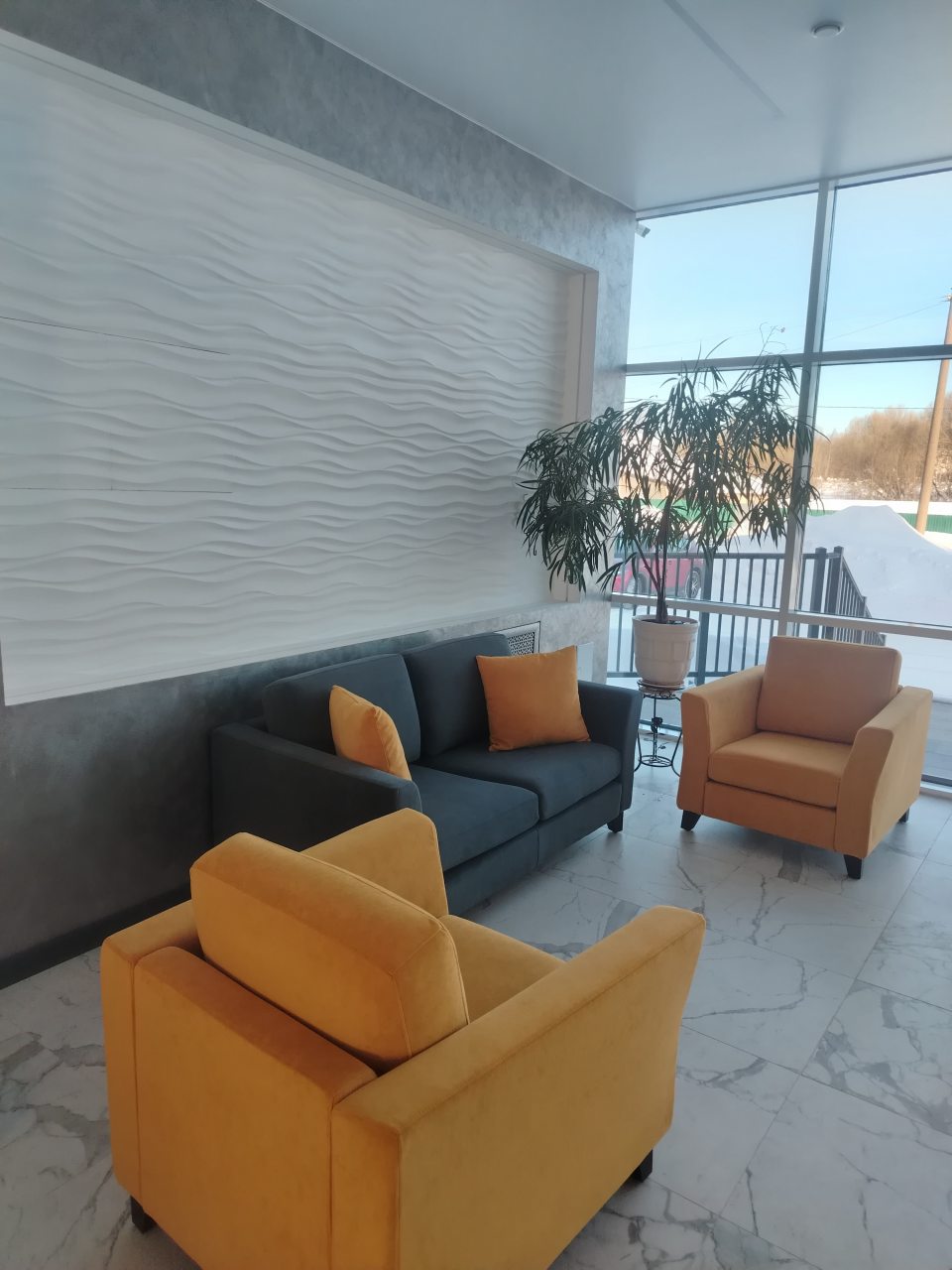 Зона ожидания для гостей.