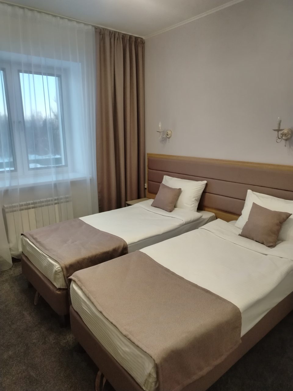 Двухместный (Двухместный стандарт( две отдельные кровати)), Отель Вояж