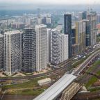 Апартаменты (Панорамная студия в Москва-Сити с видом на башни и город), Апартаменты Квартира есть Москва Сити