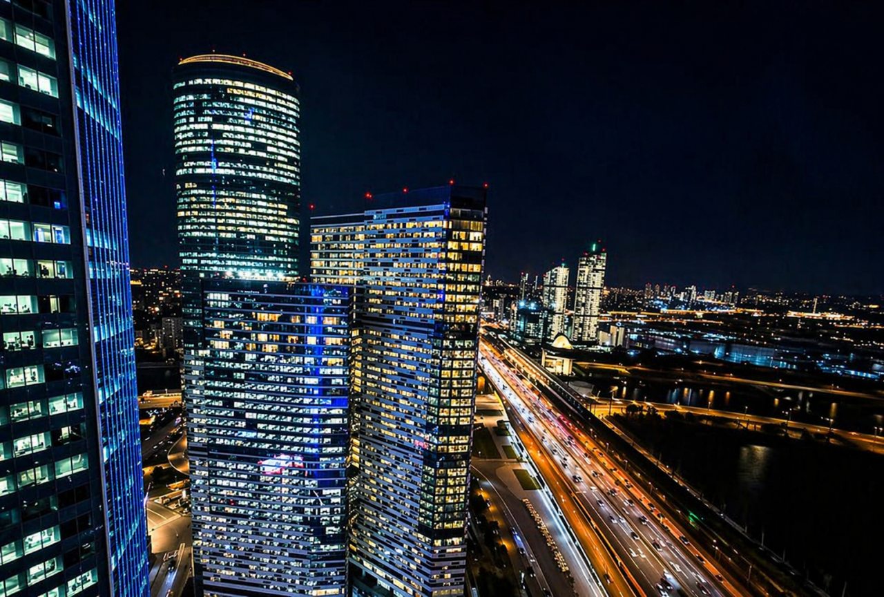 Апартаменты (Панорамная студия в Москва-Сити с видом на башни и город), Апартаменты Квартира есть Москва Сити