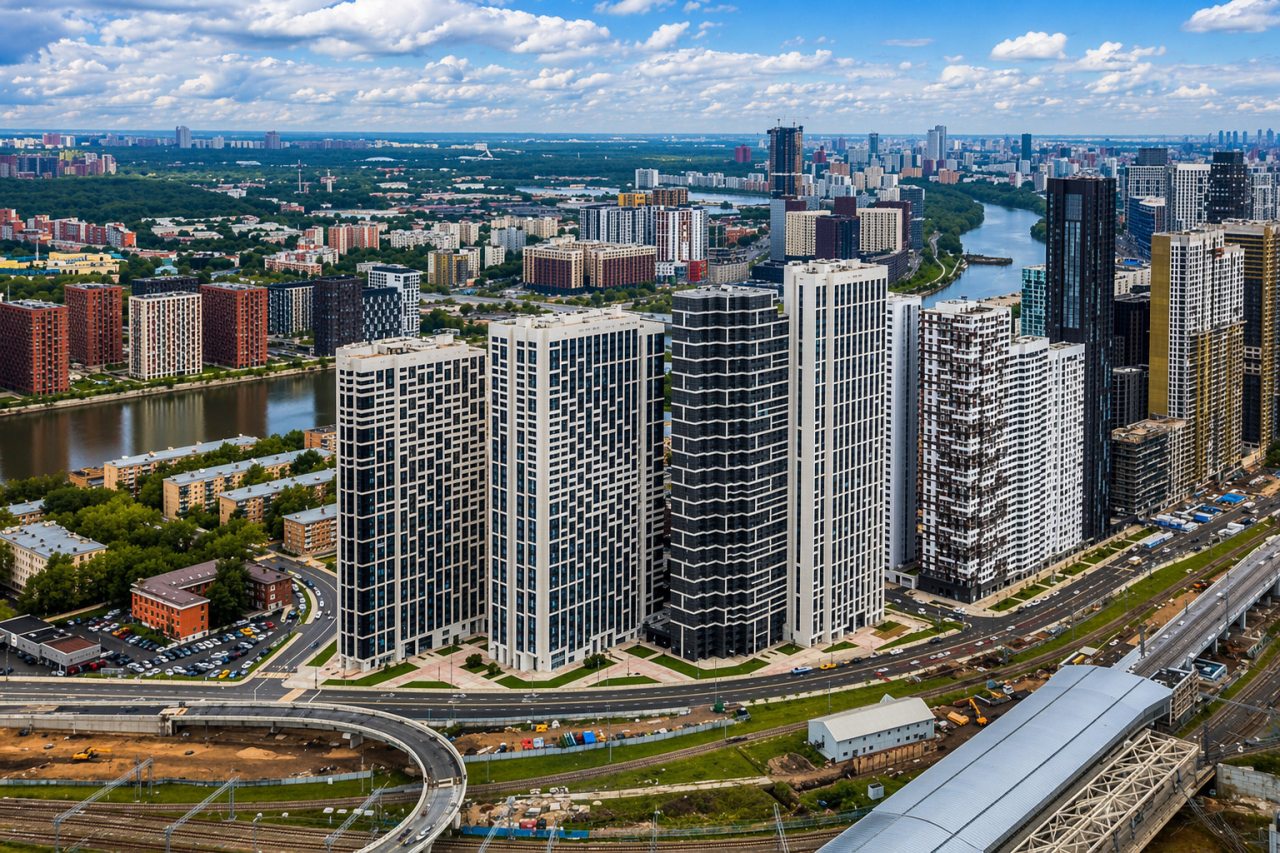 Апартаменты (Панорамная студия в Москва-Сити с видом на башни и город), Апартаменты Квартира есть Москва Сити