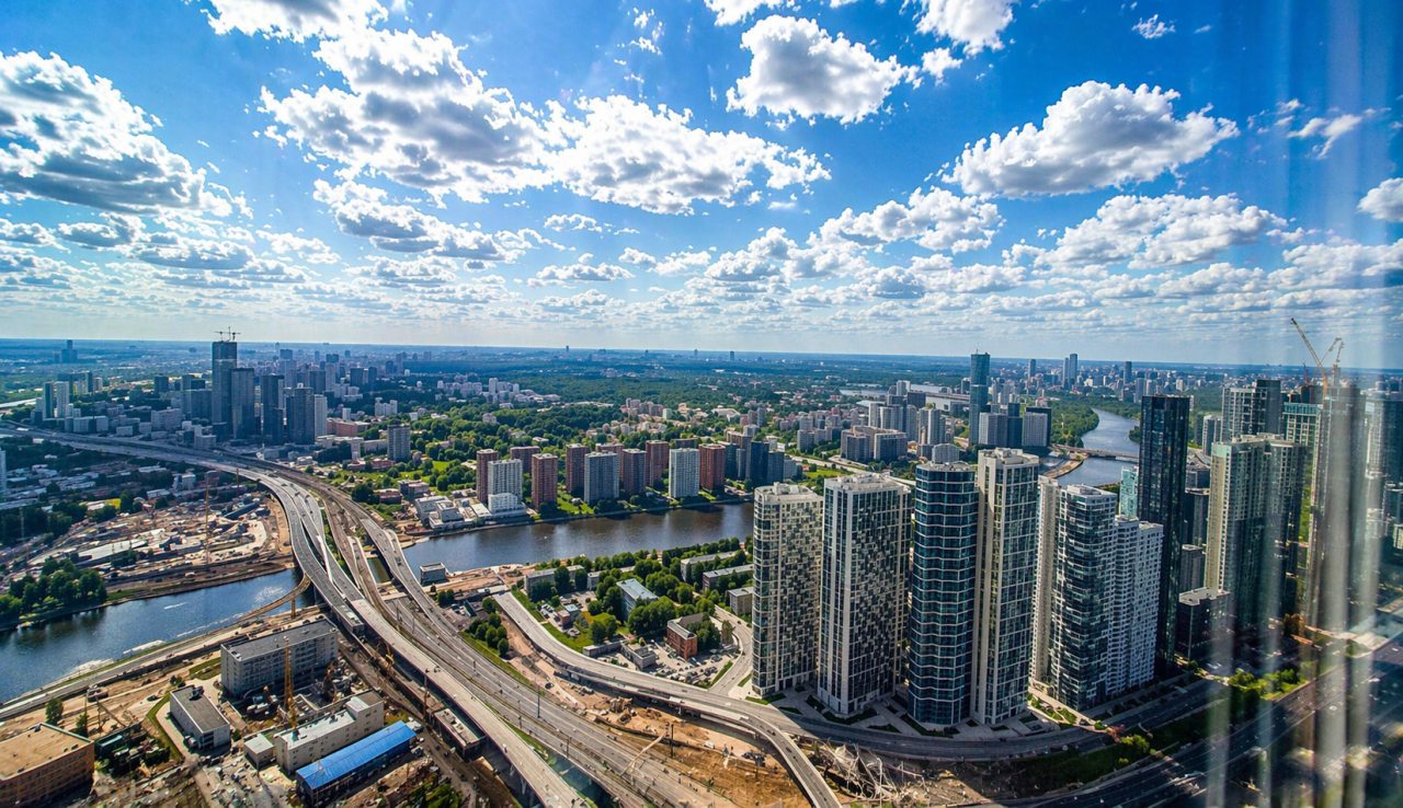 Апартаменты (Панорамная студия в Москва-Сити с видом на башни и город), Апартаменты Квартира есть Москва Сити