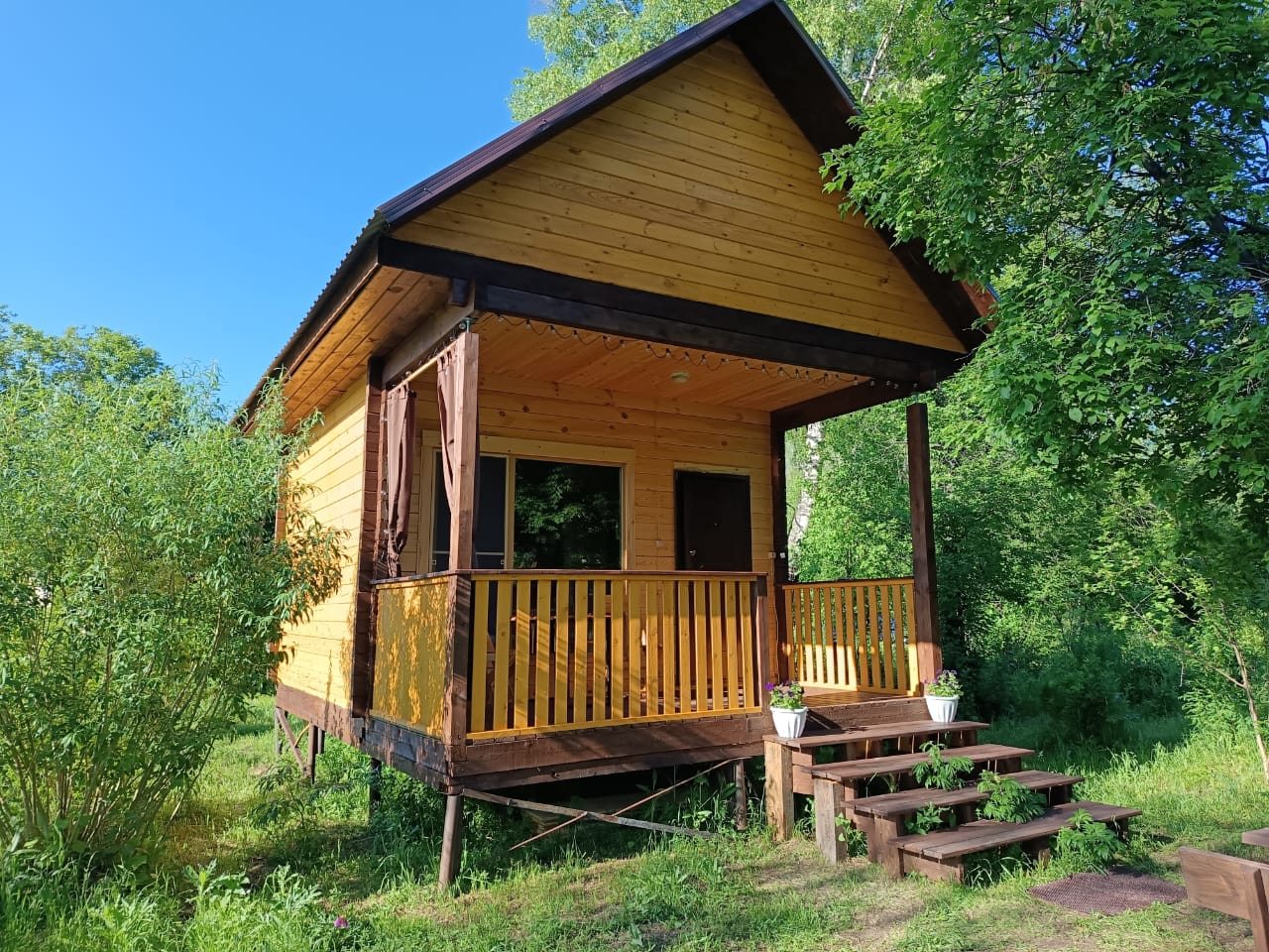 Семейный (Дом с панорамным окном), Кемпинг Bars glamp