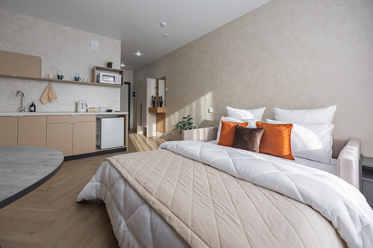 Апартаменты (Стандарт 2 местные | STD APT DBL), Апарт-отель Аура