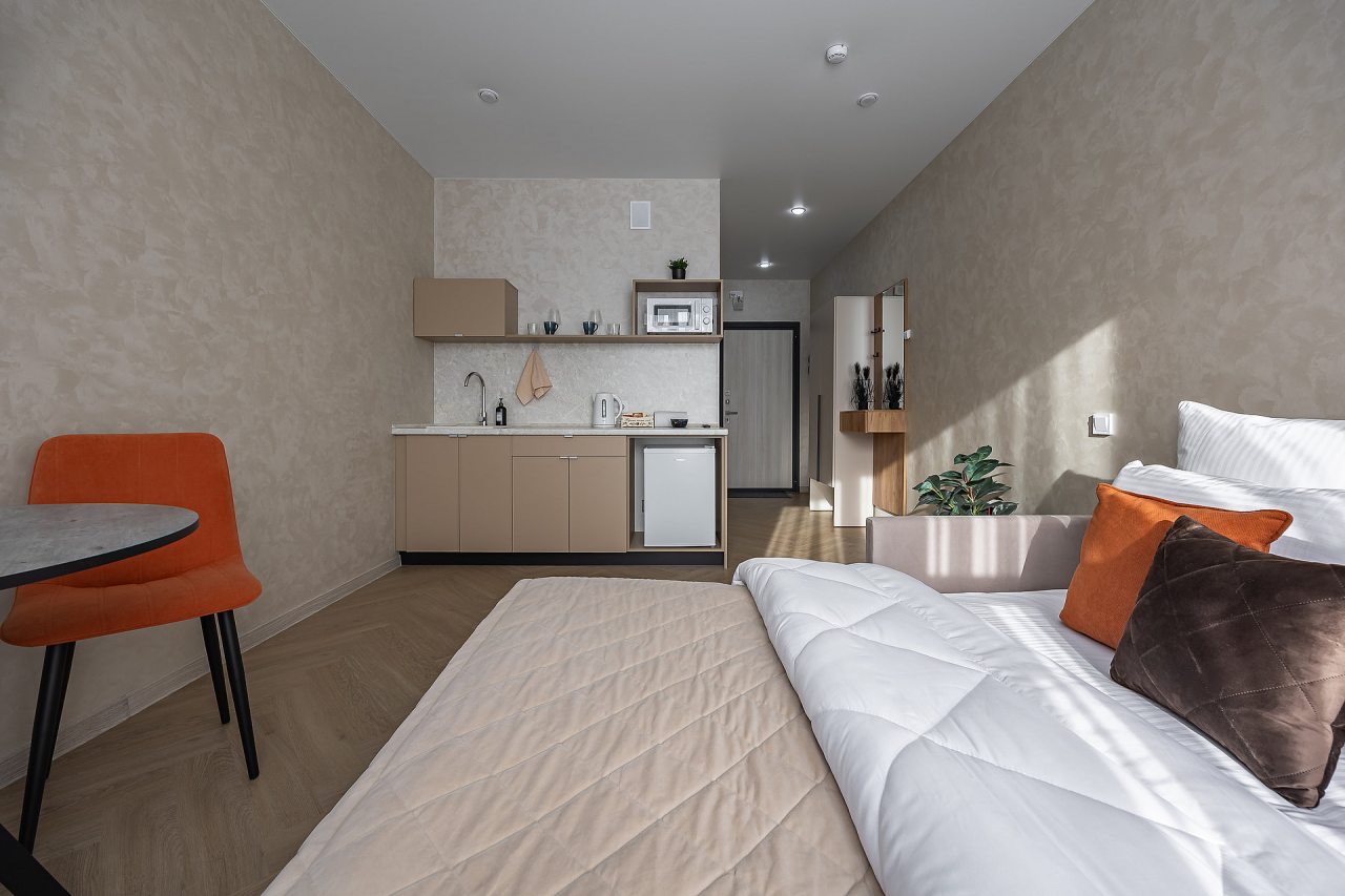 Апартаменты (Стандарт 2 местные | STD APT DBL), Апарт-отель Аура