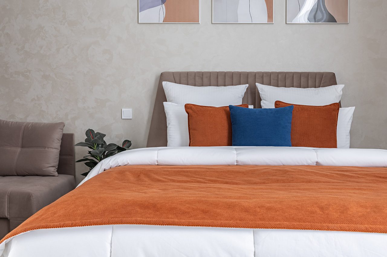 Апартаменты (Улучшенные 3-местные  (2+1) | Superior DBL + Extra bed), Апарт-отель Аура