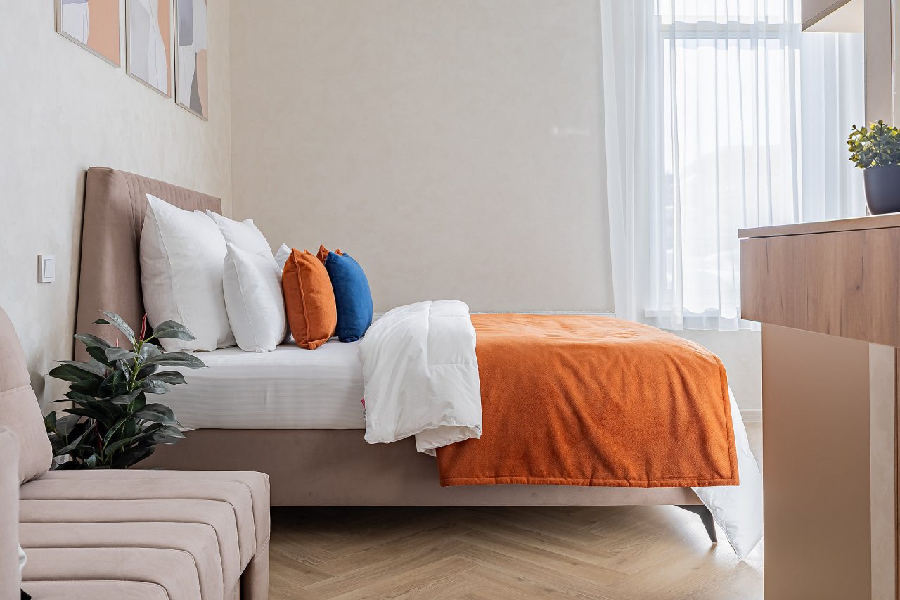 Апартаменты (Улучшенные 3-местные  (2+1) | Superior DBL + Extra bed), Апарт-отель Аура