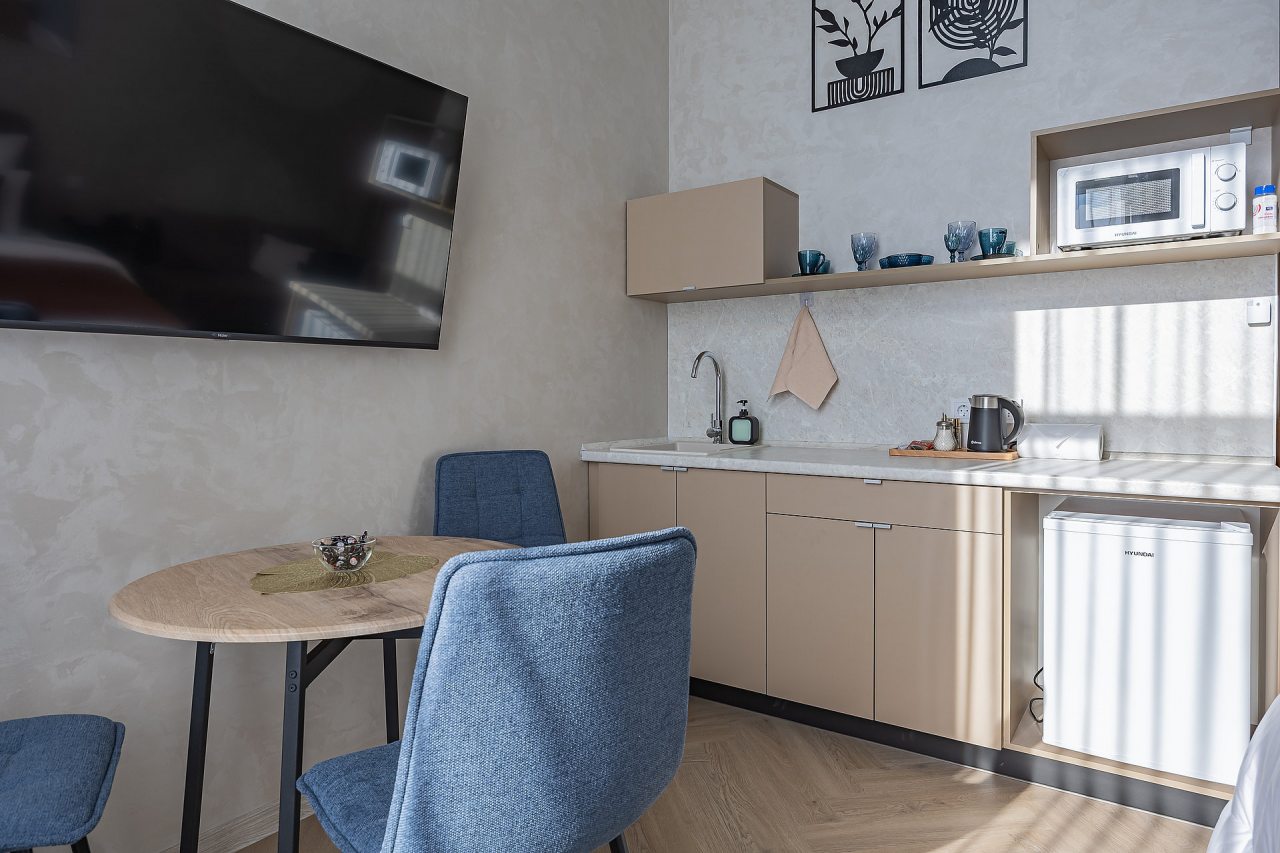 Апартаменты (Улучшенные 3-местные  (2+1) | Superior DBL + Extra bed), Апарт-отель Аура