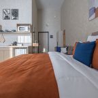 Апартаменты (Улучшенные 3-местные  (2+1) | Superior DBL + Extra bed), Апарт-отель Аура