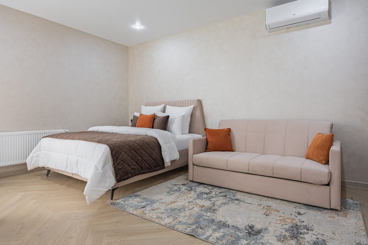 Апартаменты (Улучшенные 2+2 | Superior apt DBL + Sofa), Апарт-отель Аура