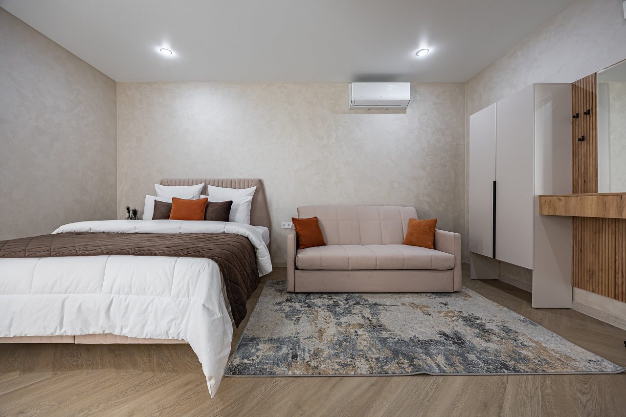 Апартаменты (Улучшенные 2+2 | Superior apt DBL + Sofa), Апарт-отель Аура