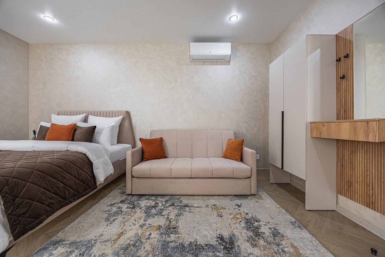 Апартаменты (Улучшенные 2+2 | Superior apt DBL + Sofa), Апарт-отель Аура