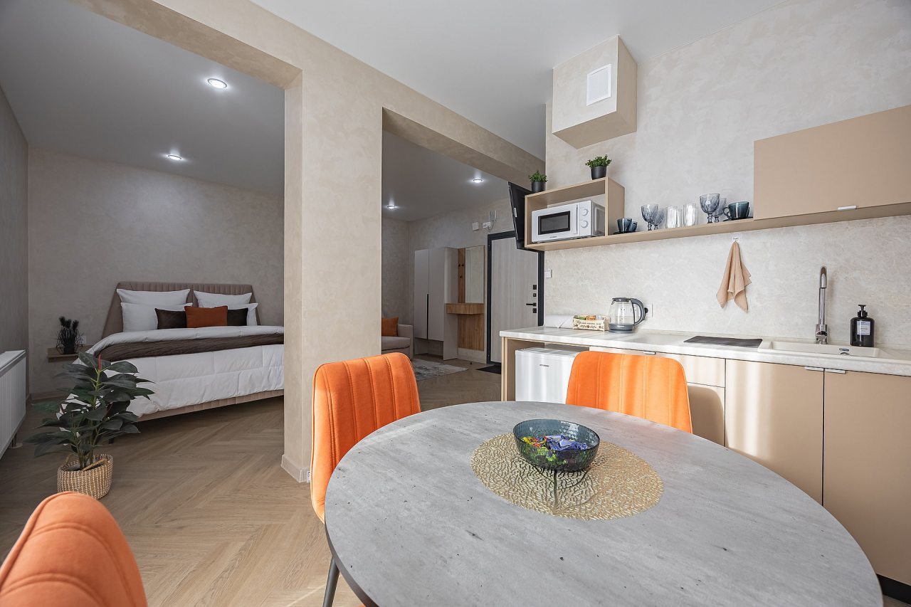 Апартаменты (Улучшенные 2+2 | Superior apt DBL + Sofa), Апарт-отель Аура