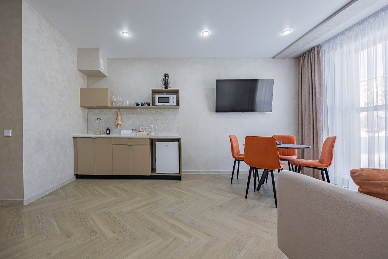 Апартаменты (Семейный 2-комнатный (2+2+1+1) | 2BR Family APT (2+2+1+1)), Апарт-отель Аура