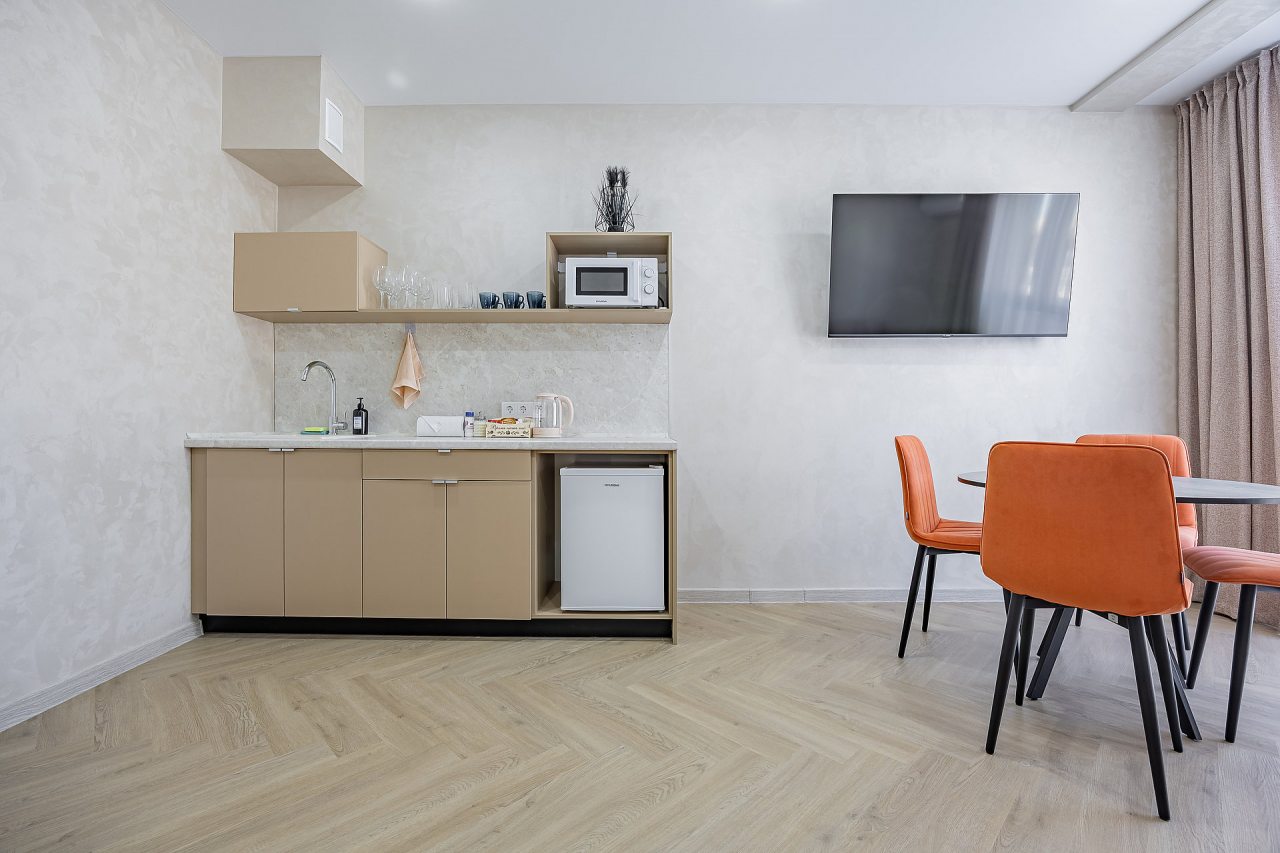 Апартаменты (Семейный 2-комнатный (2+2+1+1) | 2BR Family APT (2+2+1+1)), Апарт-отель Аура