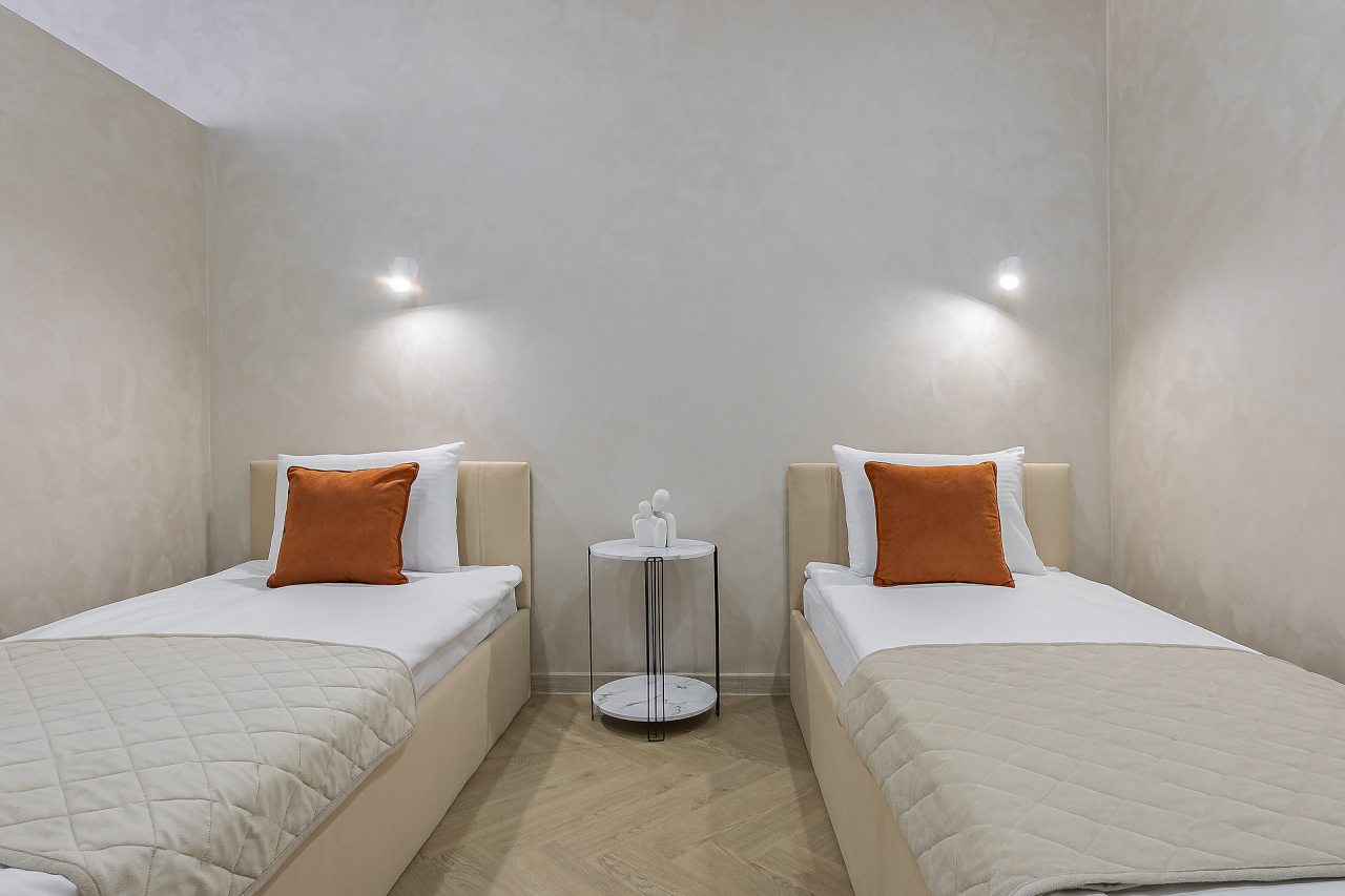 Апартаменты (Семейный 2-комнатный (2+2+1+1) | 2BR Family APT (2+2+1+1)), Апарт-отель Аура