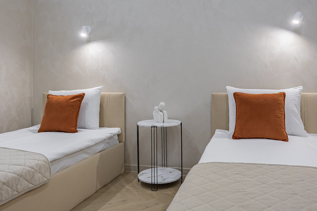 Апартаменты (Семейный 2-комнатный (2+2+1+1) | 2BR Family APT (2+2+1+1)), Апарт-отель Аура