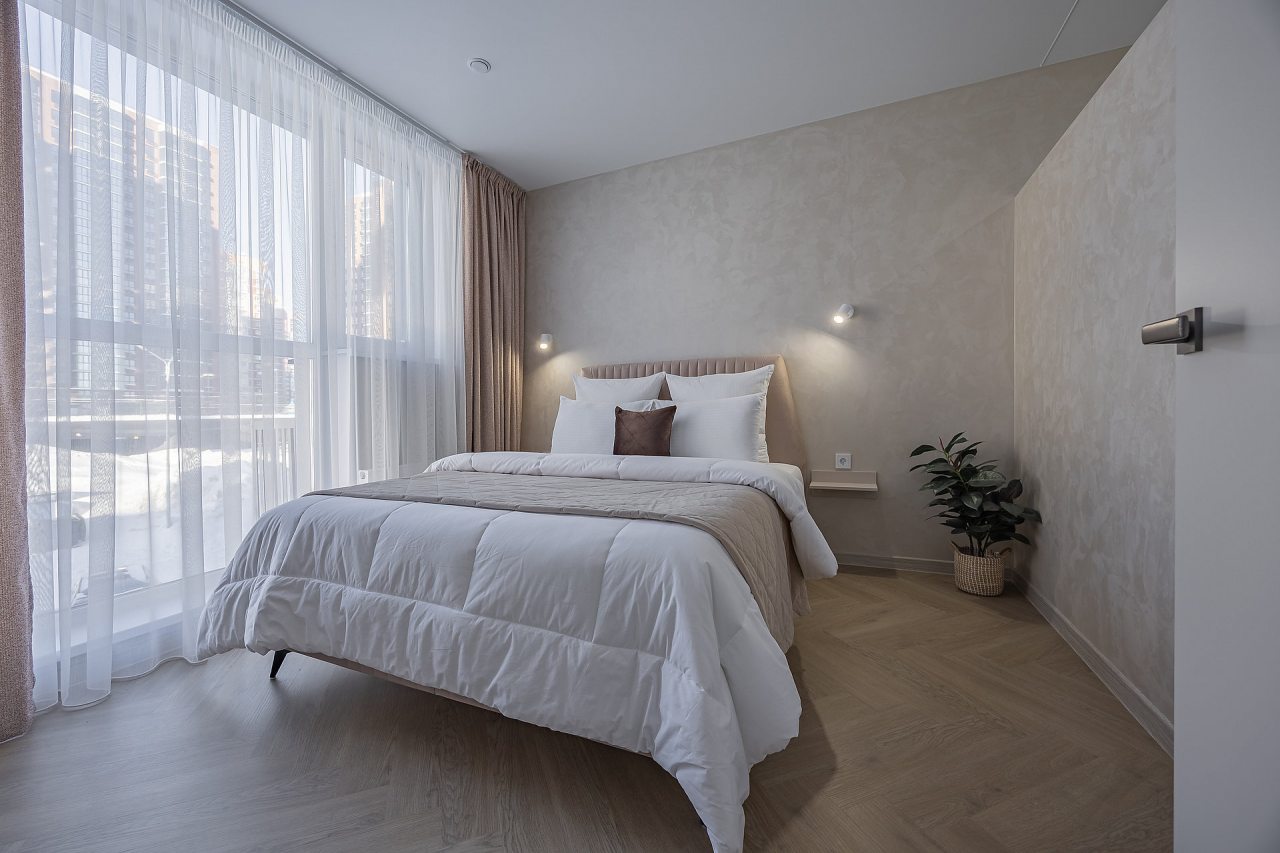 Апартаменты (Семейный 2-комнатный (2+2+1+1) | 2BR Family APT (2+2+1+1)), Апарт-отель Аура