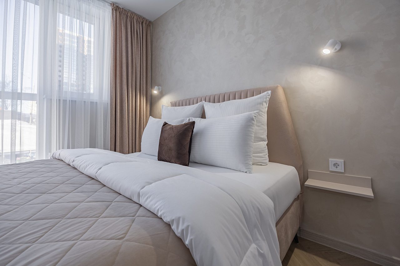 Апартаменты (Семейный 2-комнатный (2+2+1+1) | 2BR Family APT (2+2+1+1)), Апарт-отель Аура