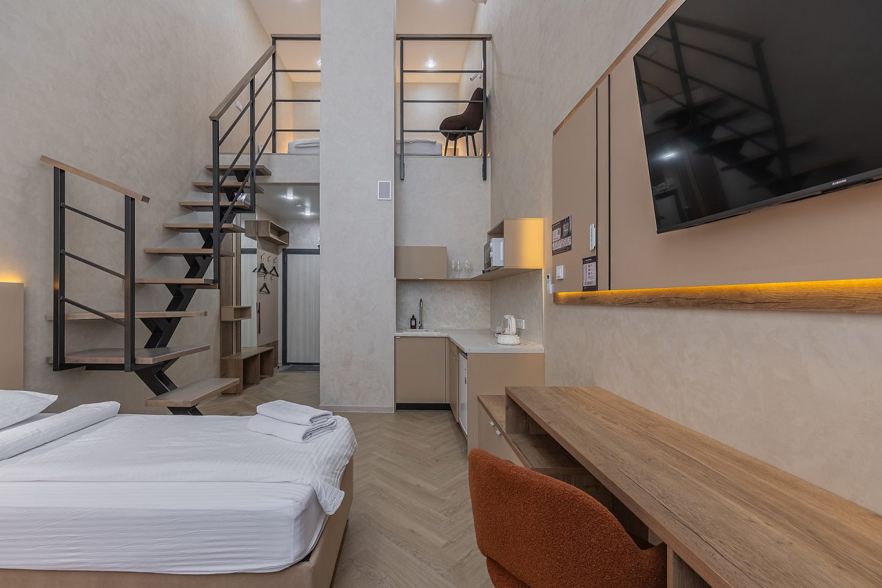 Четырехместный (Апртамент 1+1+1+1 | Superior apt QUAD), Апарт-отель Аура