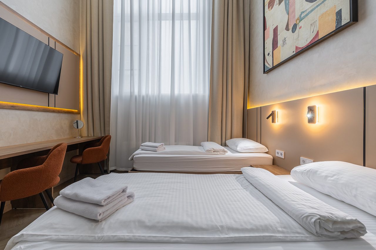 Четырехместный (Апртамент 1+1+1+1 | Superior apt QUAD), Апарт-отель Аура