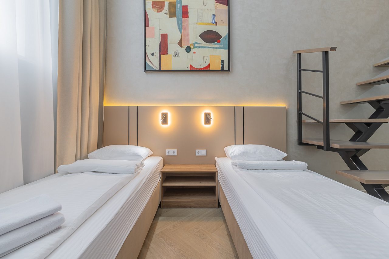 Четырехместный (Апртамент 1+1+1+1 | Superior apt QUAD), Апарт-отель Аура