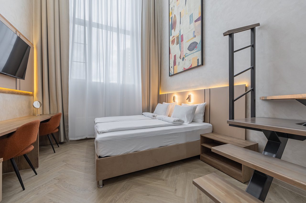 Четырехместный (Улучшенные четырехместные апартаменты 2+2 | Superior apt QUAD 2+2), Апарт-отель Аура