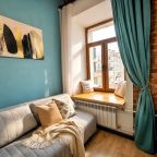 Апартаменты (Стильная двухуровневая студия Loft Turquoise ✨ на проспекте Мира), Апартаменты Стильный двухуровневый лофт на Проспекте Мира