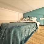 Апартаменты (Стильная двухуровневая студия Loft Turquoise ✨ на проспекте Мира), Апартаменты Стильный двухуровневый лофт на Проспекте Мира
