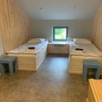 номер Twin, в каждом номере 2 раздельные кровати, душ,туалет