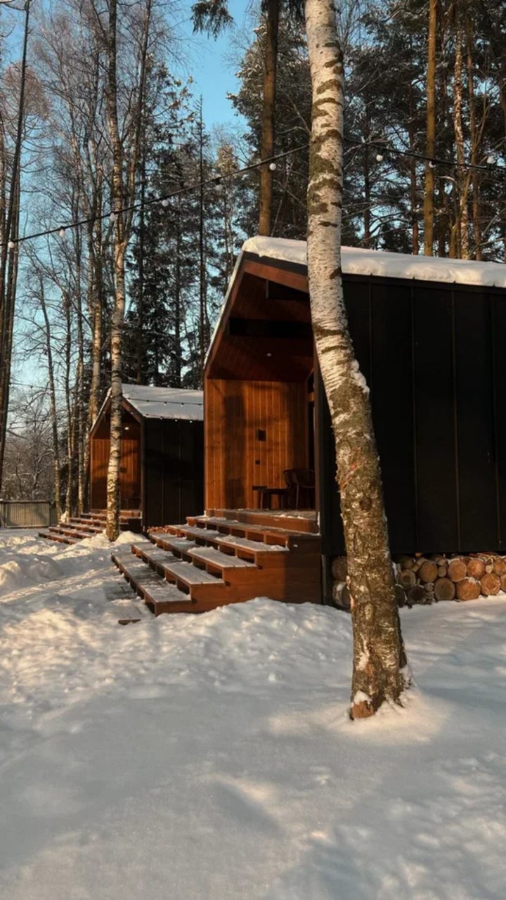 Дом (Дом №2 с сауной и видом на воду (dog friendly)), База отдыха Важная Шишка
