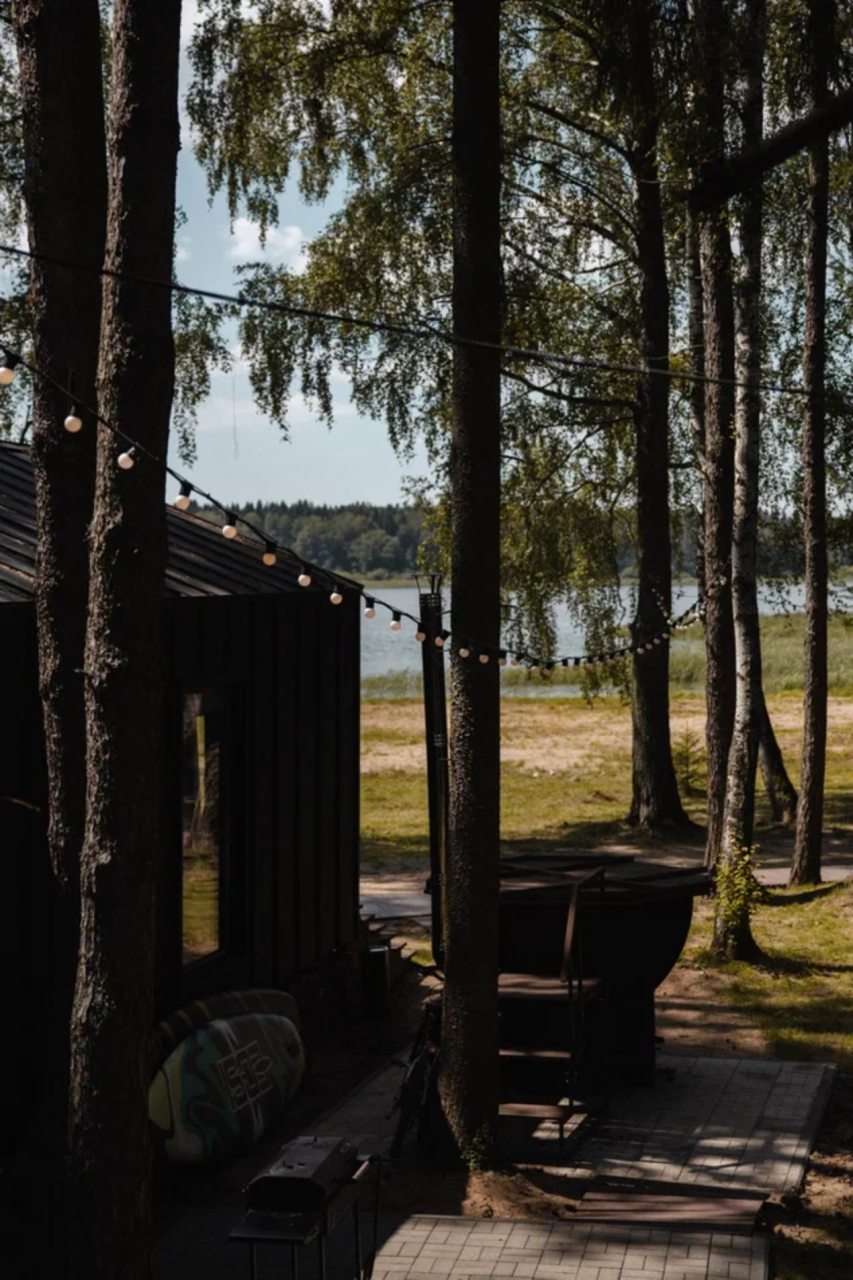 Дом (Дом №2 с сауной и видом на воду (dog friendly)), База отдыха Важная Шишка