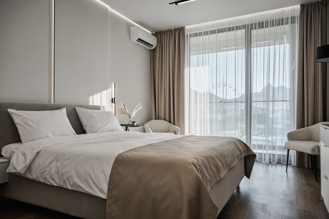 Апартаменты (Смарт студия с видом на горы), Апарт-отель Всесезонный курорт СкайСоул