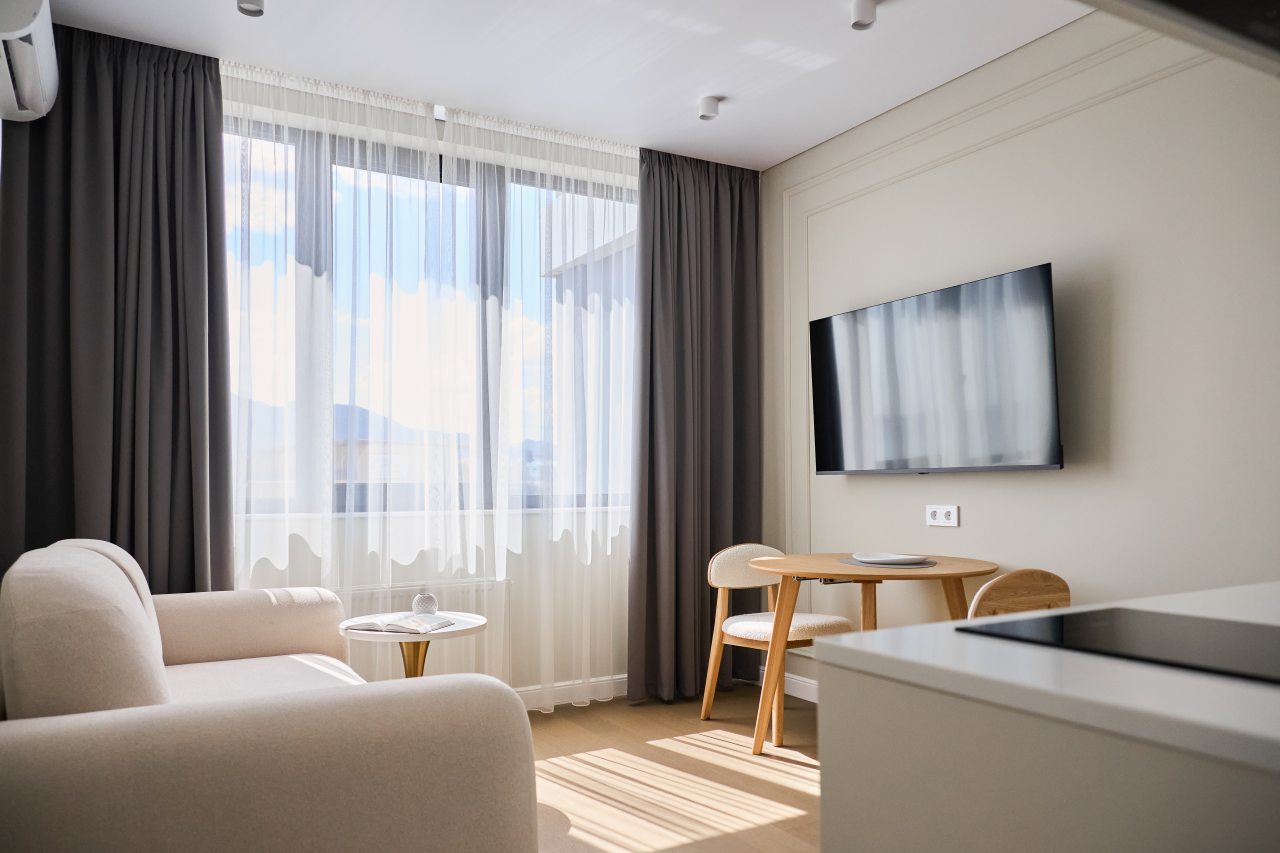 Апартаменты (Семейный люкс с видом на горы), Апарт-отель Всесезонный курорт СкайСоул