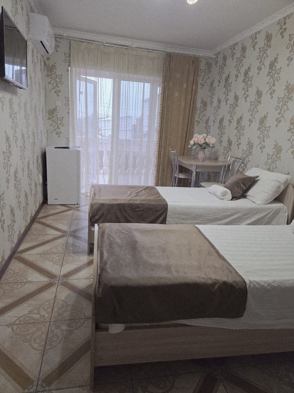 Двухместный (СТАНДАРТ с двумя односпальными кроватями), Гостевой дом Пегас